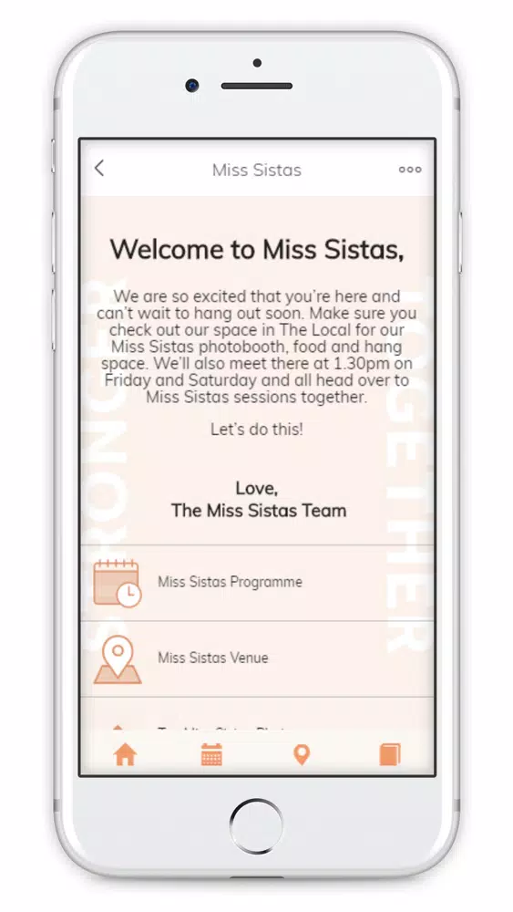 Sistas سکرین شاٹس