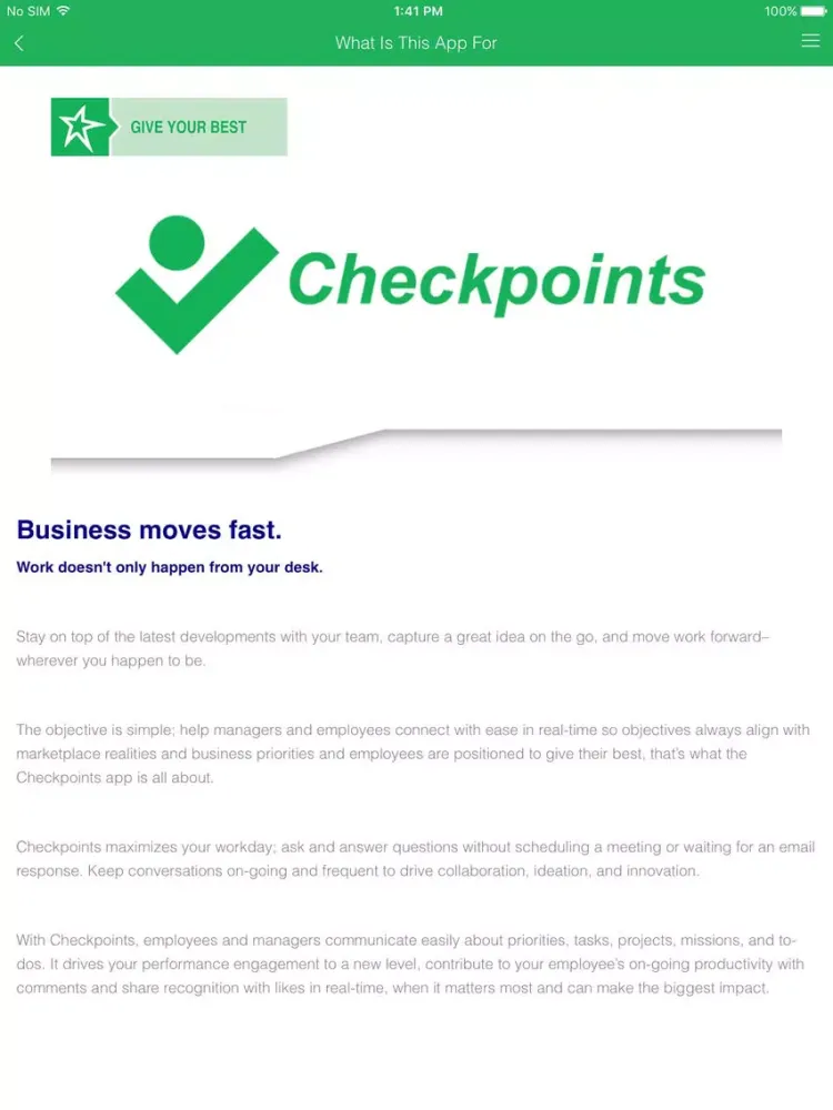 صور Praxair Checkpoints iPad 