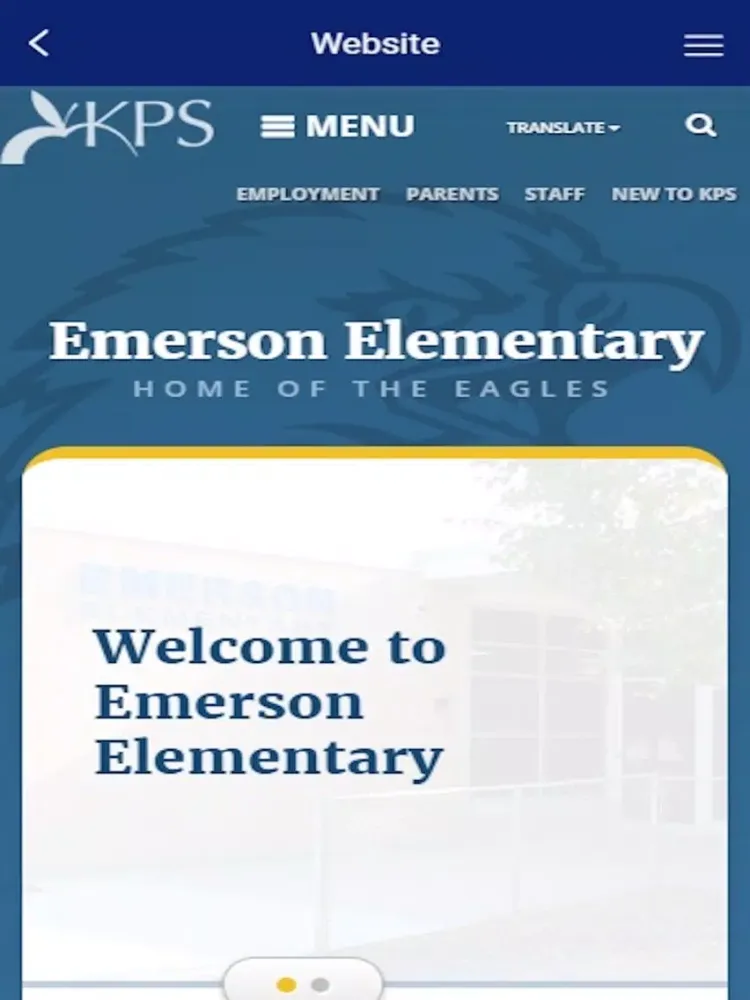 Tangkapan skrin Emerson - Kearney NE iPad 