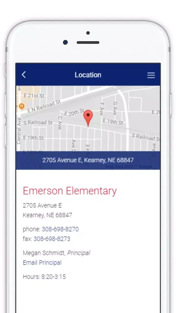 Tangkapan skrin Emerson - Kearney NE