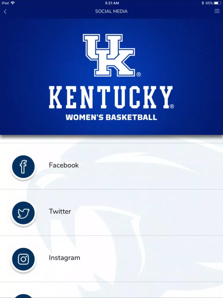 Kentucky WBB Official app iPad 应用截图