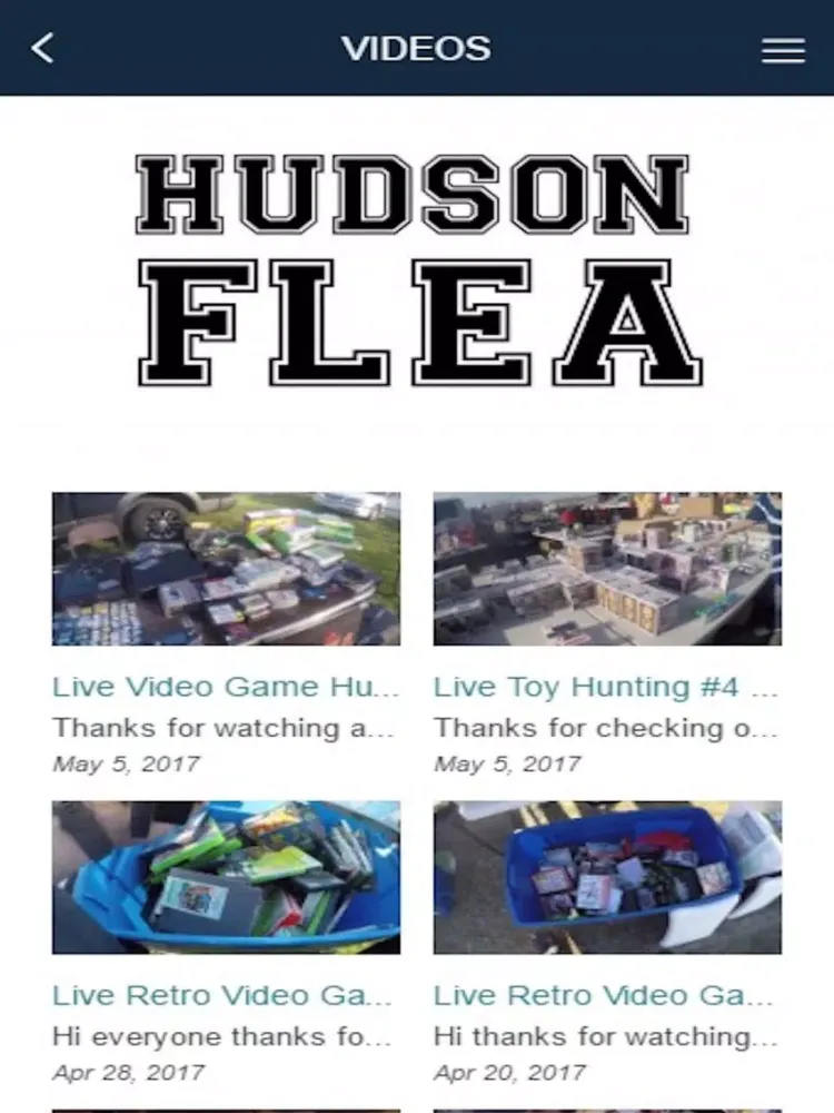 Captures d'écran de Hudson Flea iPad 