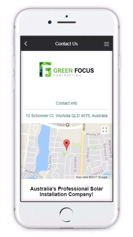 Zrzuty ekranu Green Focus Contracting