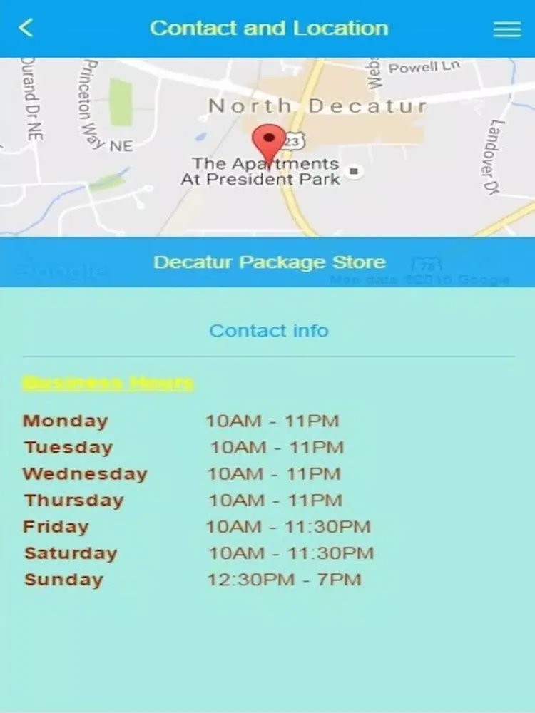 Ảnh chụp màn hình của Decatur Package App! iPad 