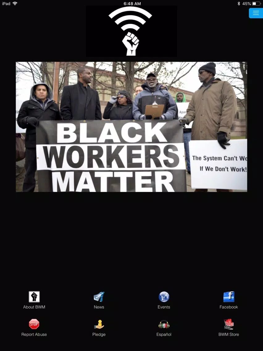 Black Workers Matter iPad  Screenshots