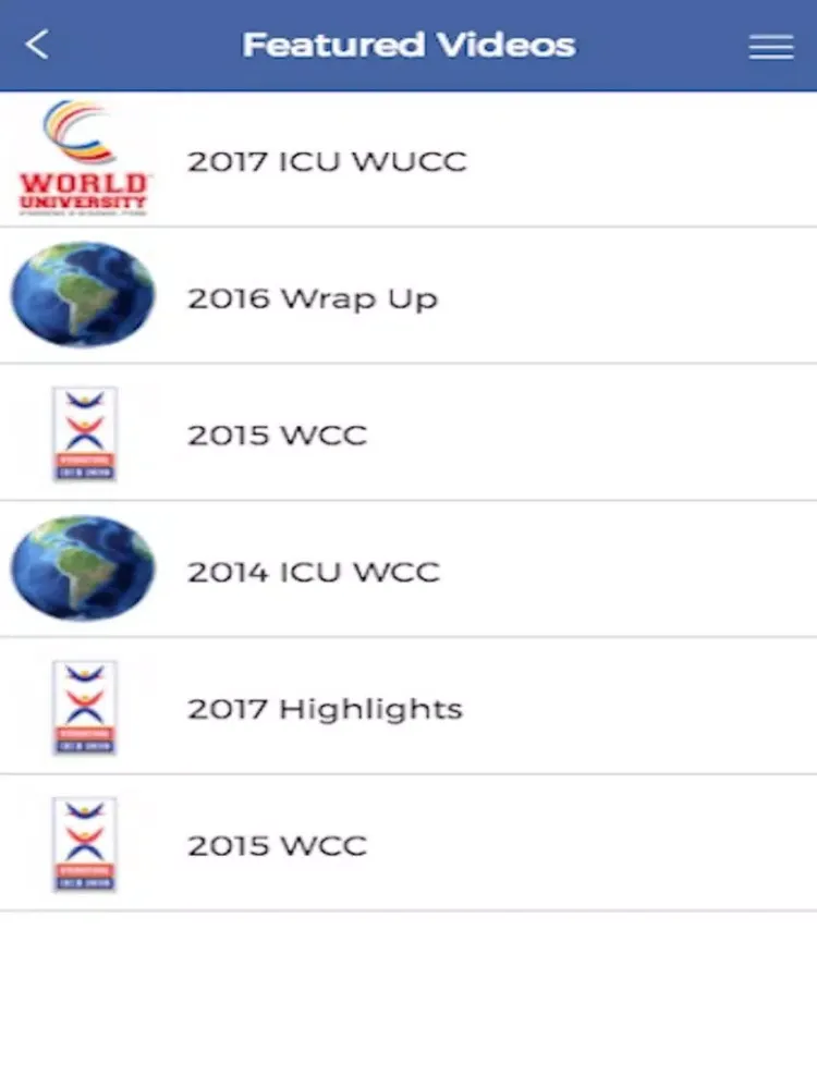 Screenshot di ICU WCC iPad 