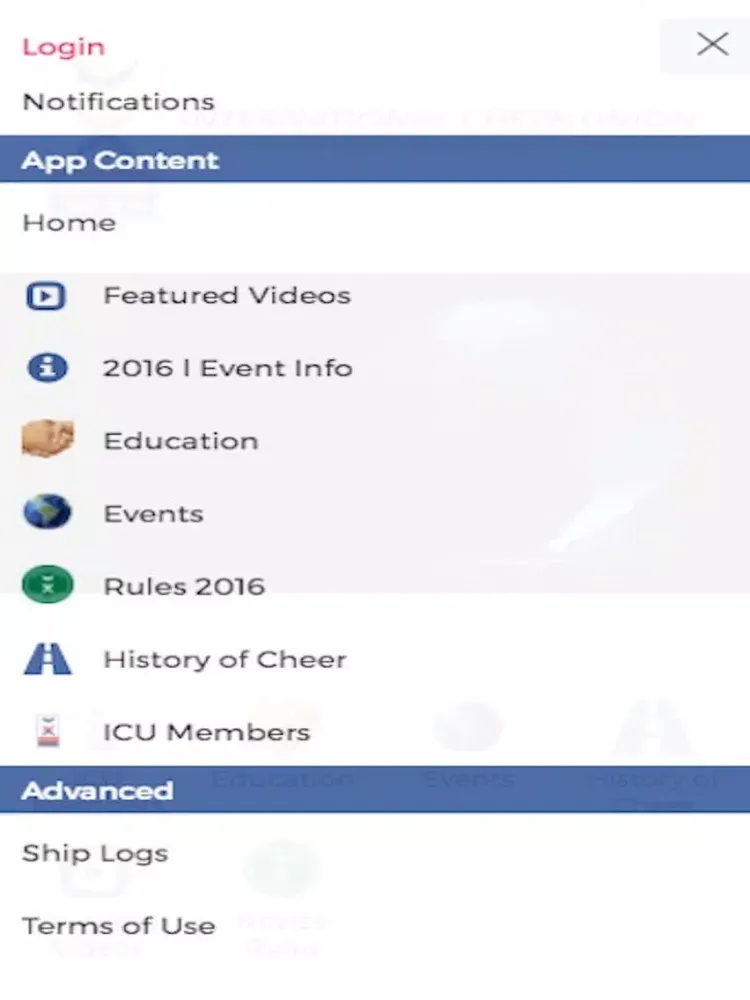 Screenshot di ICU WCC iPad 