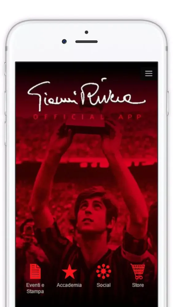Tangkapan layar Gianni Rivera Official APP