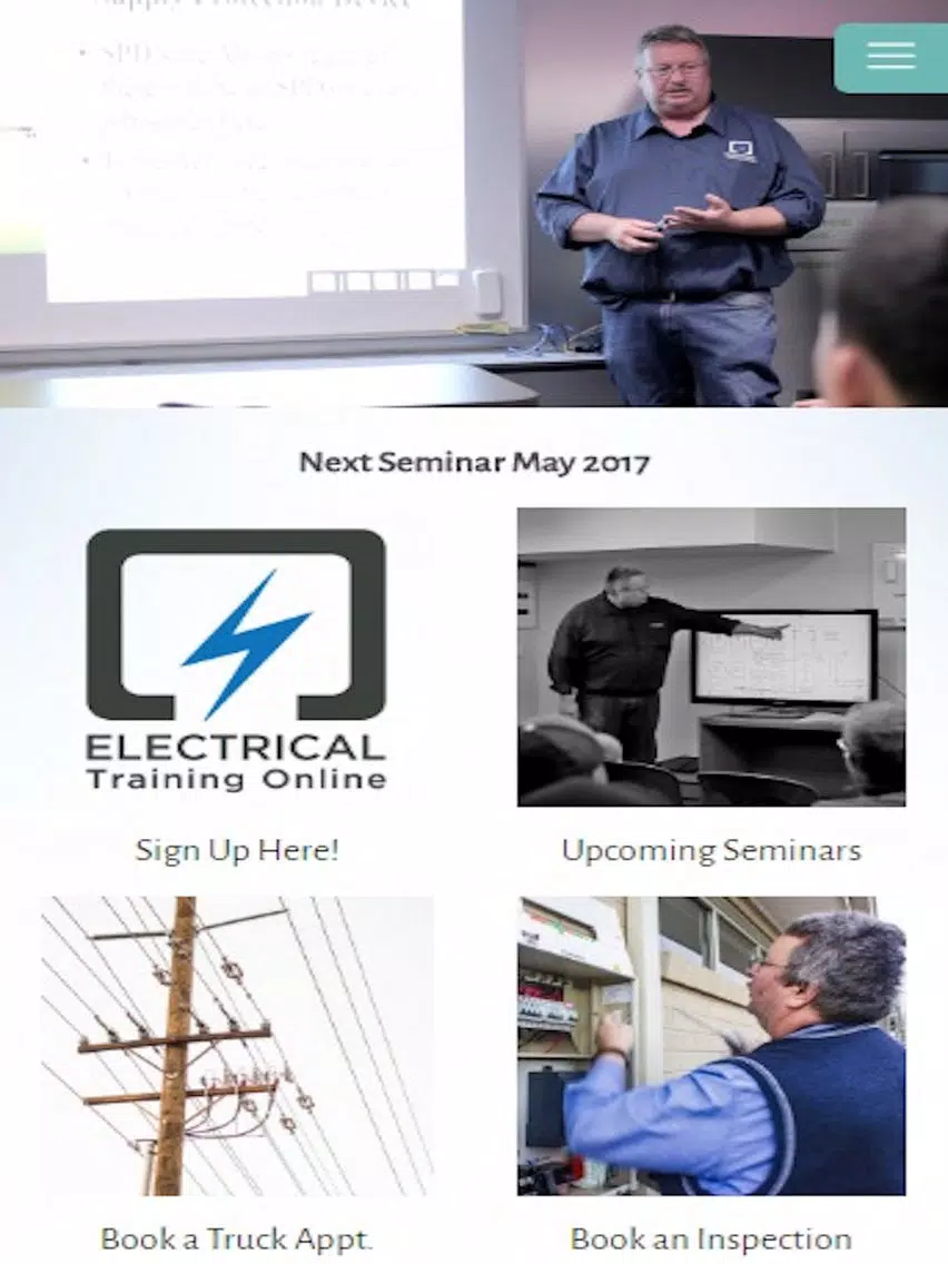 Capturas de tela do Electrical Inspector Alan Williams iPad 