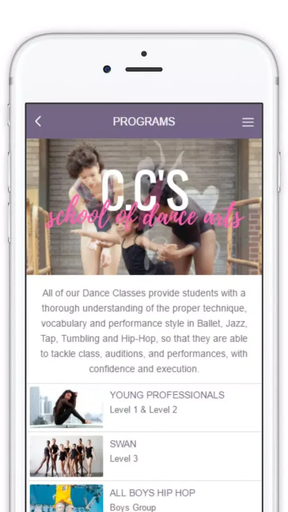 CC's School of Dance Arts 스크린샷