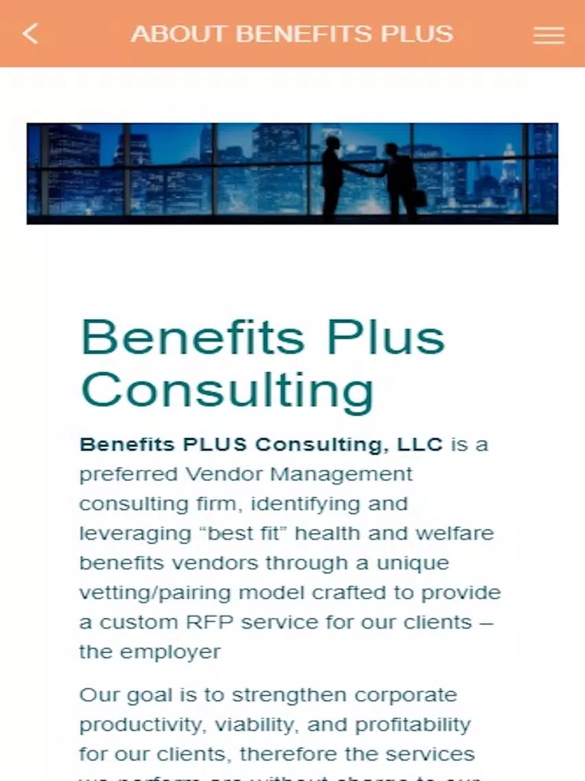 Capturas de tela do Benefits-Plus.net iPad 