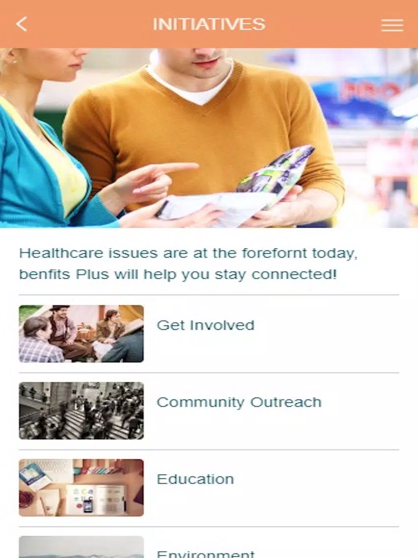 Capturas de tela do Benefits-Plus.net iPad 