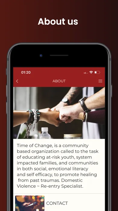 Zrzuty ekranu Time 2 Change App