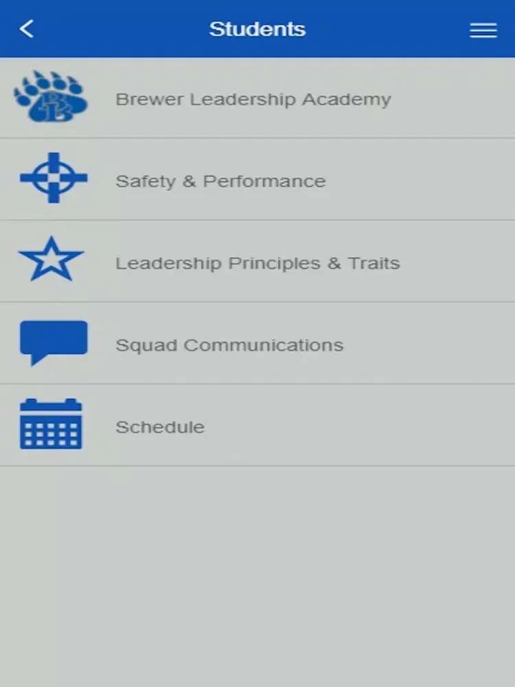 Ảnh chụp màn hình của Brewer Leadership Academy iPad 