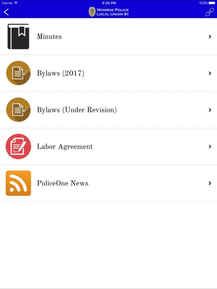 Monroe Police Local 81 iPad  স্ক্রিনশট
