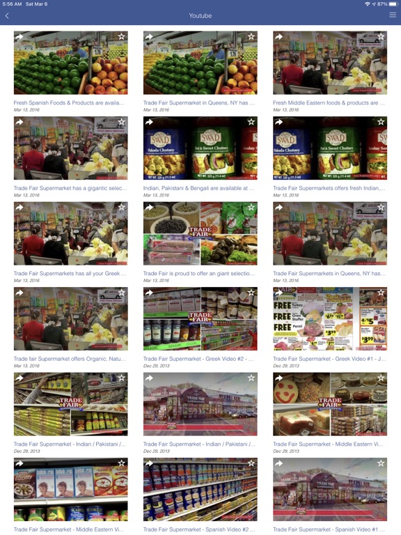 Capturas de pantalla de Trade Fair Supermarkets iPad 