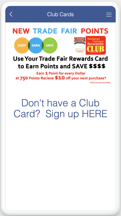 Capturas de pantalla de Trade Fair Supermarkets