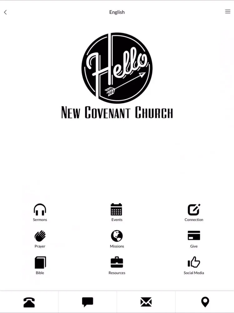 ภาพหน้าจอของ Destino Covenant Church iPad 
