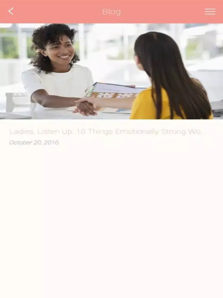 ภาพหน้าจอของ Girl Talk Women Empowerment iPad 