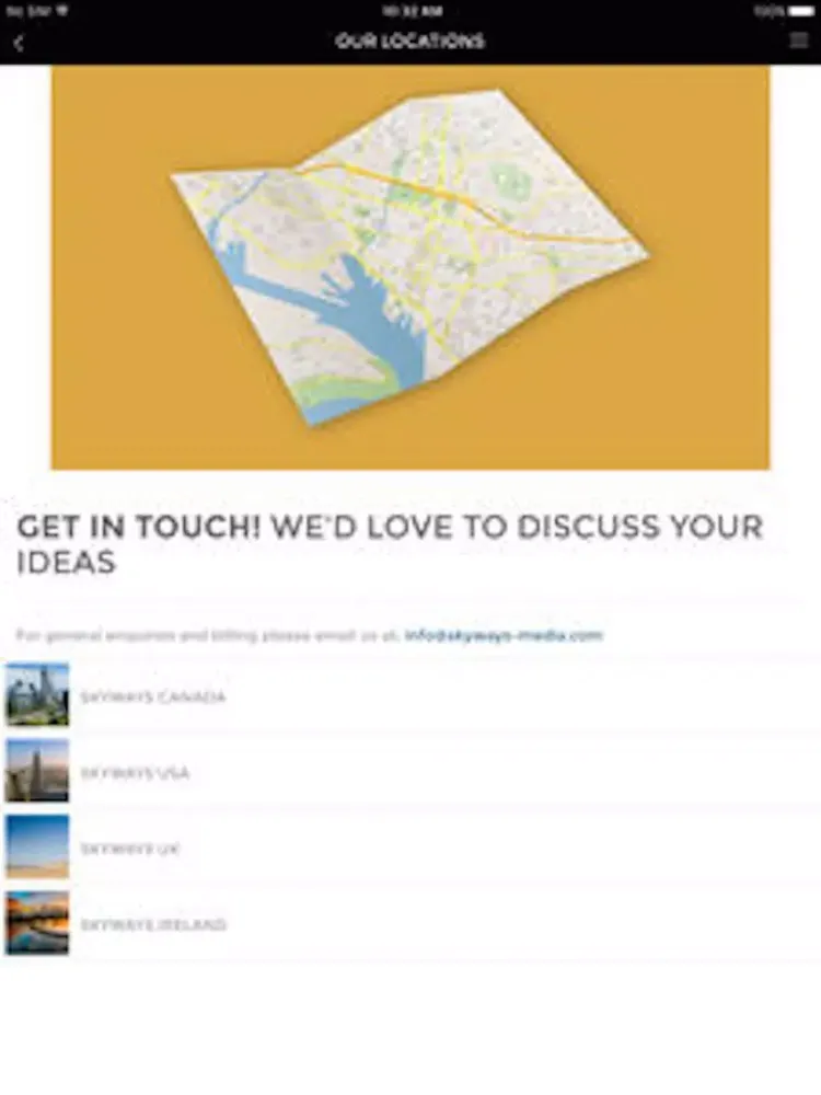 Skyways Media iPad  Screenshots