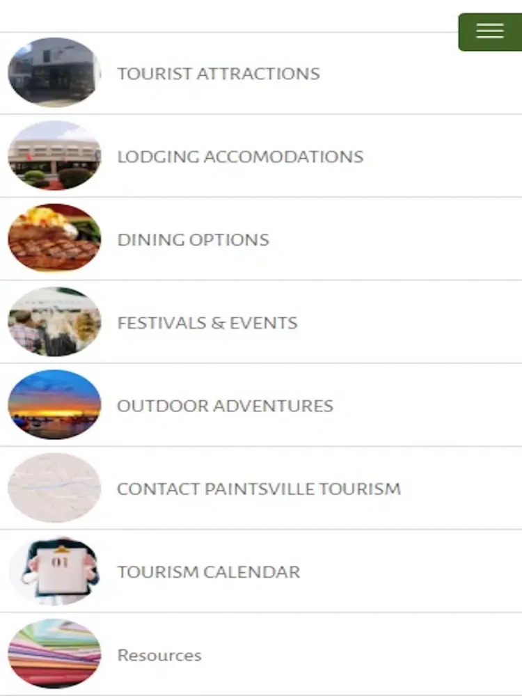 ภาพหน้าจอของ Paintsville KY Tourism iPad 