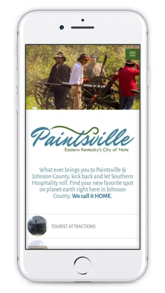 ภาพหน้าจอของ Paintsville KY Tourism