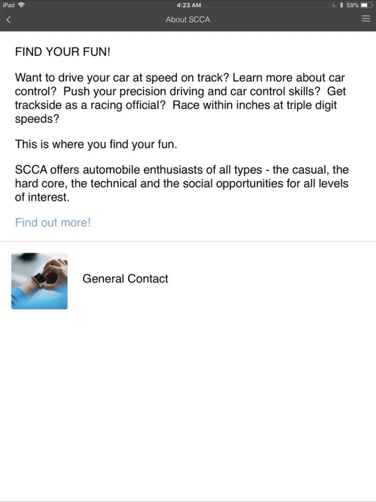 SCCA Road Racing iPad  Ekran Görüntüleri