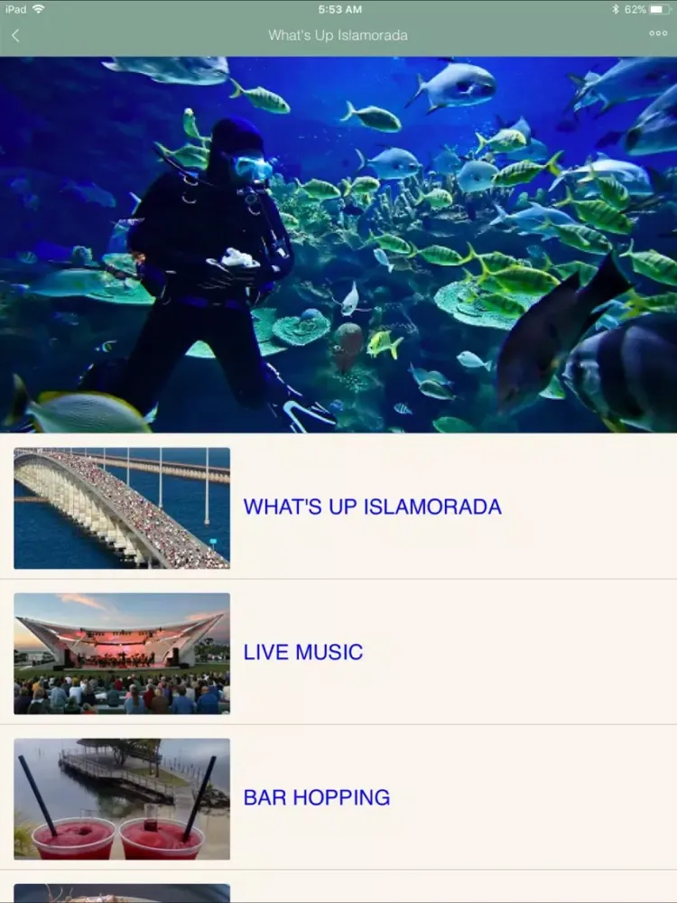 Capturas de pantalla de Whats Up Islamorada iPad 