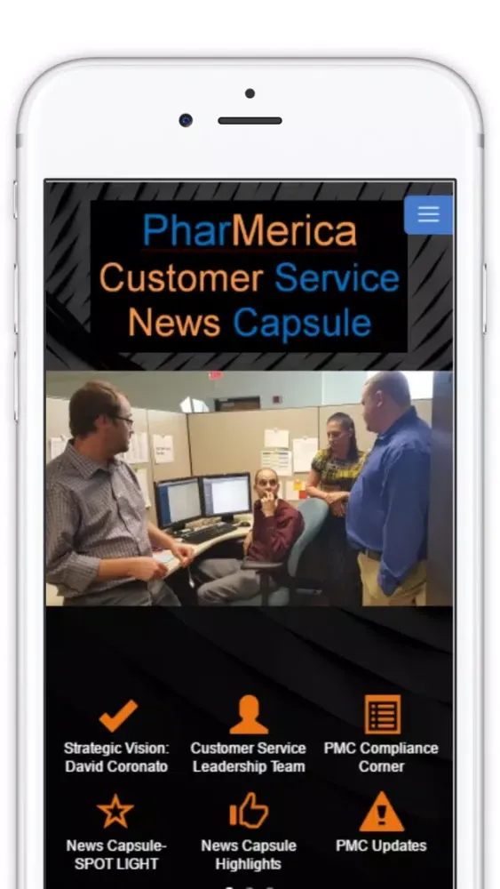 ภาพหน้าจอของ Pharmerica News Capsule