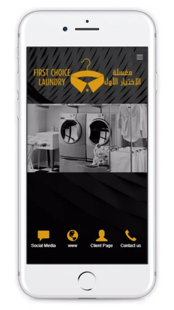 Tangkapan layar First Choice Laundry