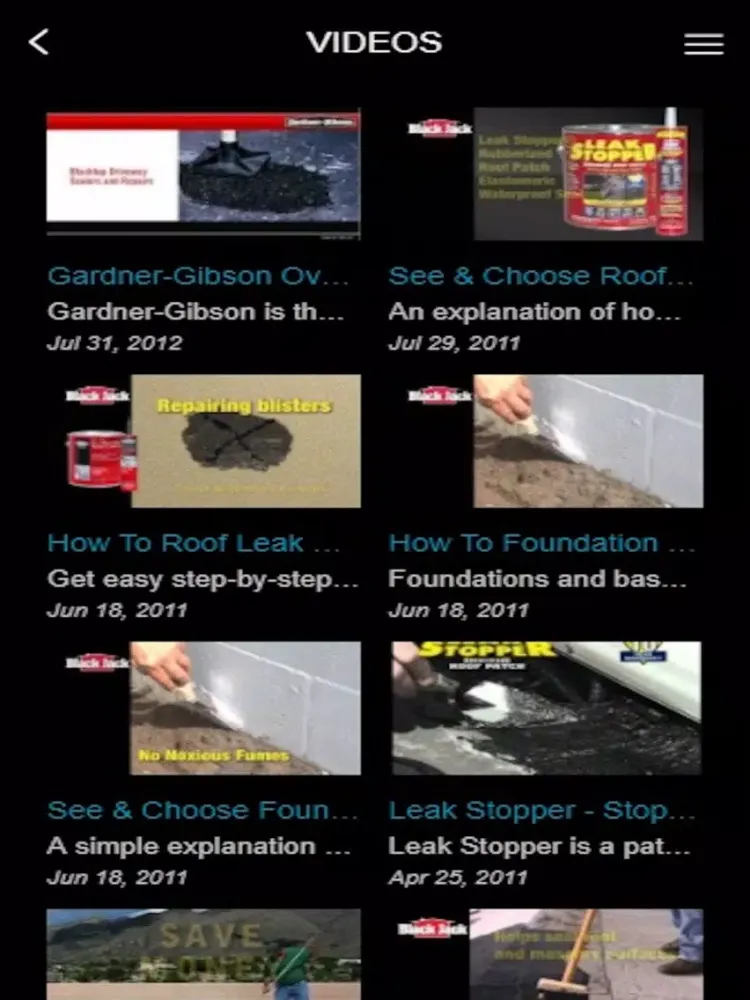 Black Jack® Roof & Driveway iPad 应用截图
