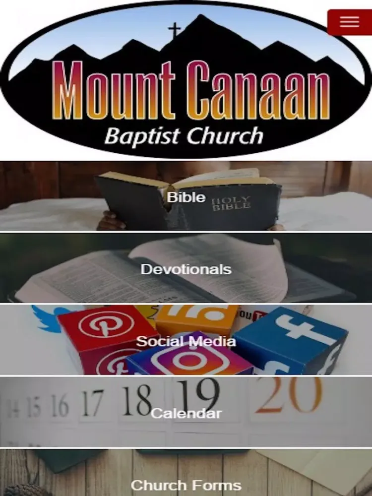 Mount Canaan Baptist Church iPad 應用截圖