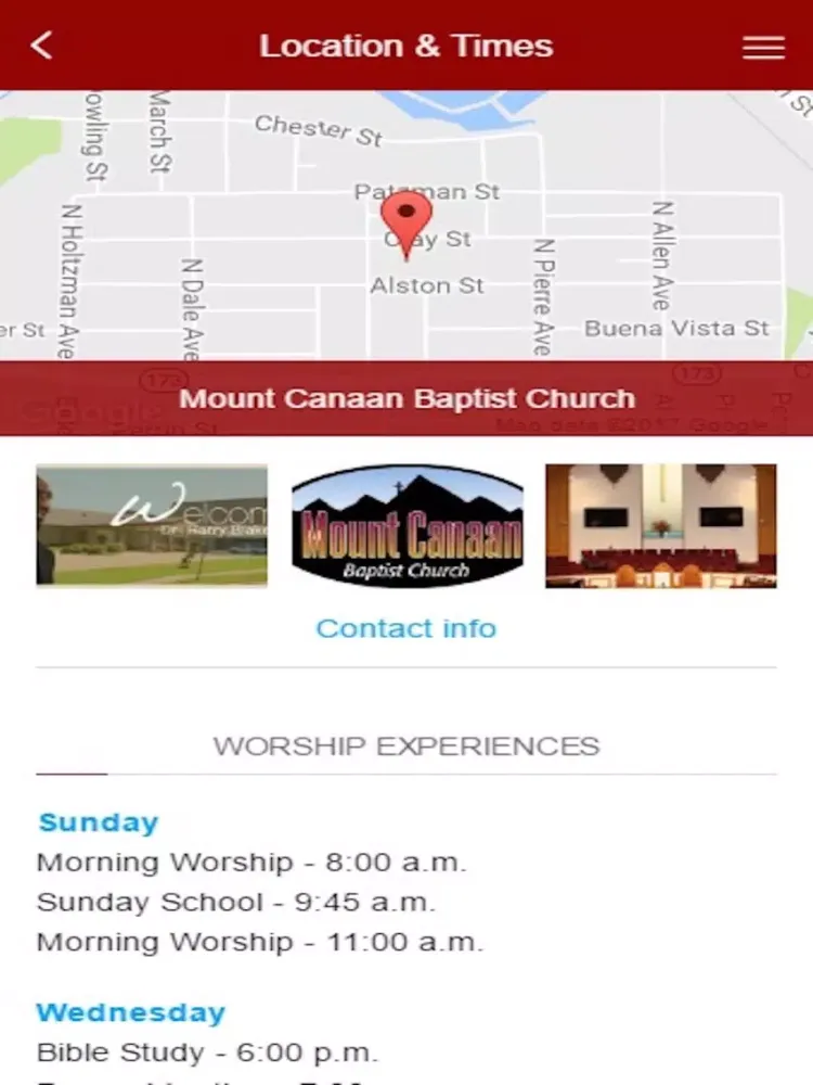 Mount Canaan Baptist Church iPad 應用截圖