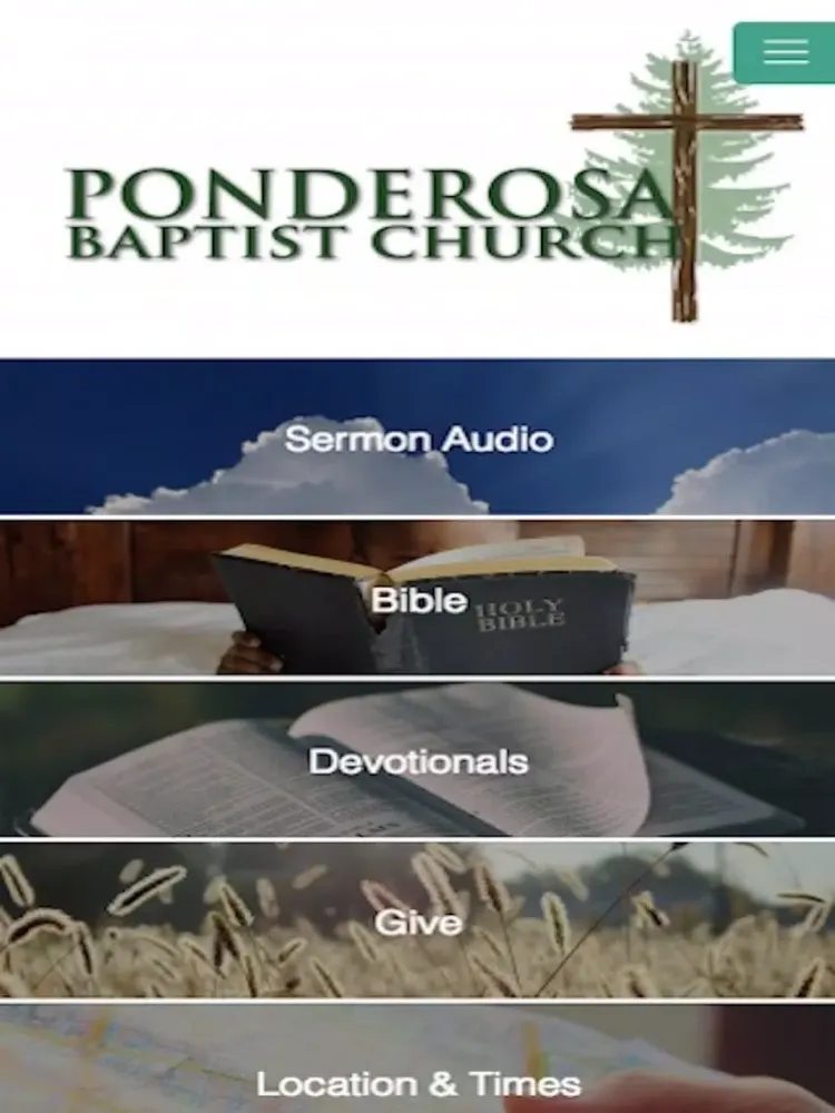 Ponderosa Baptist Church iPad  Screenshots