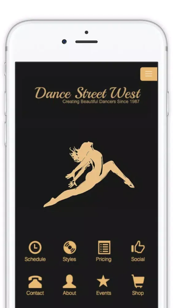 Tangkapan layar Dance Street West