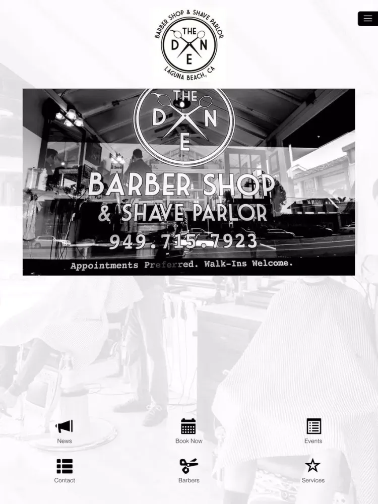 The Den Barber Shop & Shave Parlor iPad  스크린샷