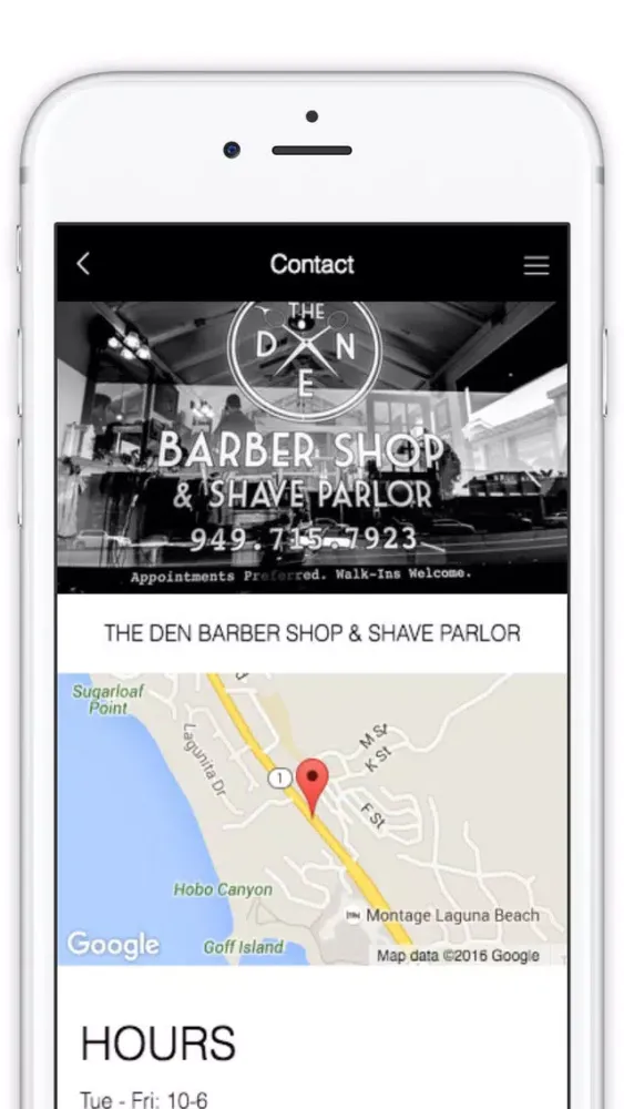 The Den Barber Shop & Shave Parlor 스크린샷