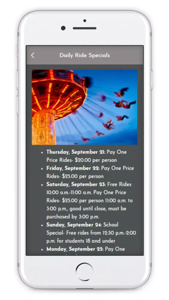Capturas de pantalla de North Georgia State Fair