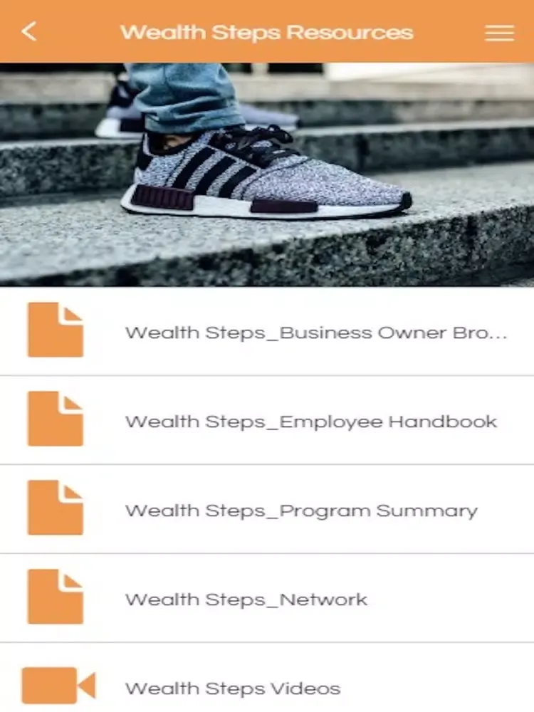 Tangkapan layar Blueprint Advisor App iPad 