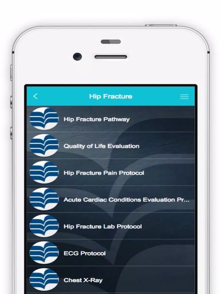Captures d'écran de WRHS Protocol iGuide iPad 