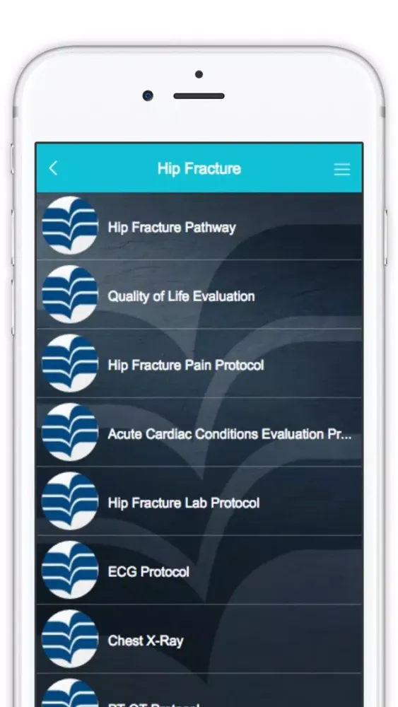 WRHS Protocol iGuide Screenshots