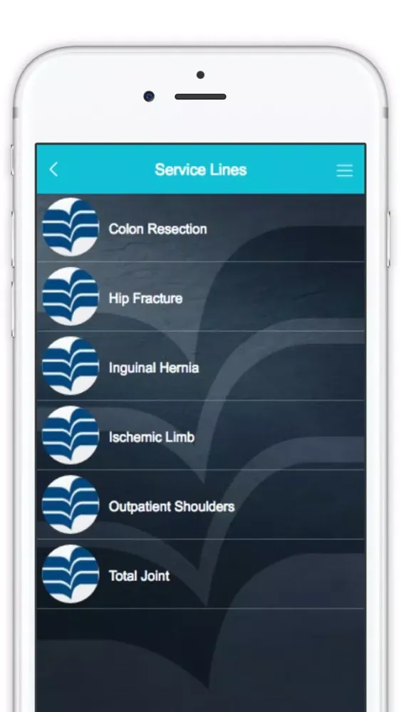 WRHS Protocol iGuide Screenshots