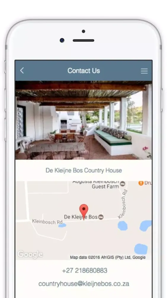 Captures d'écran de De Kleijne Bos Mobile App