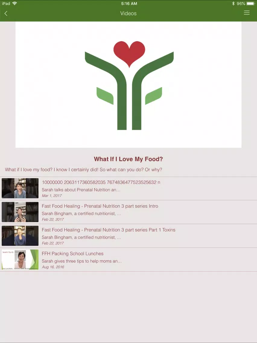 Fast Food Healing iPad  Screenshots