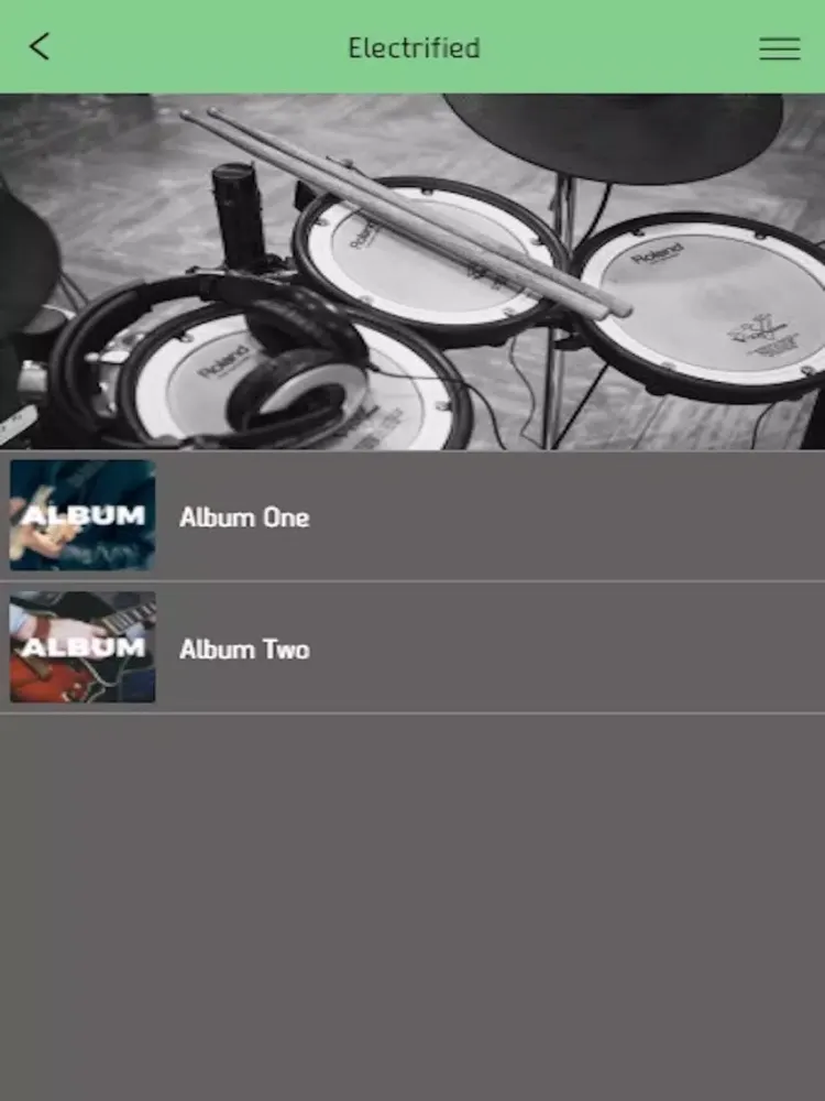 Capturas de pantalla de TGR Music iPad 