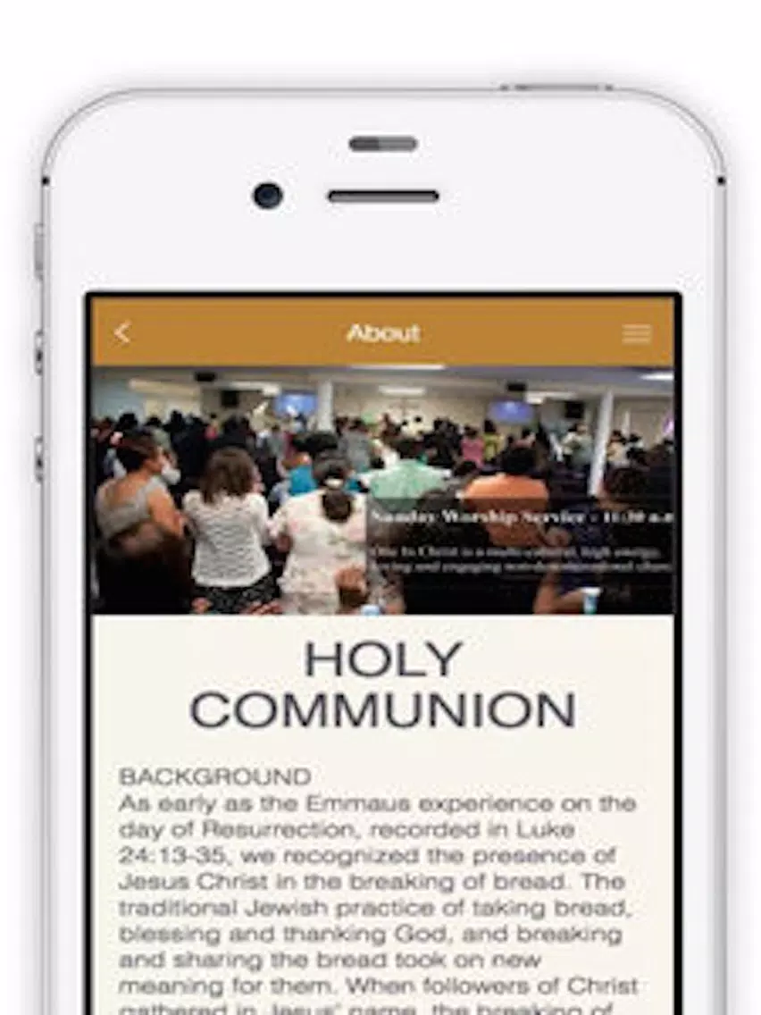 One In Christ App iPad  Screenshots