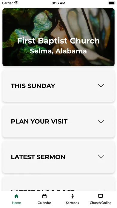 Screenshot di First Baptist Church Selma, AL