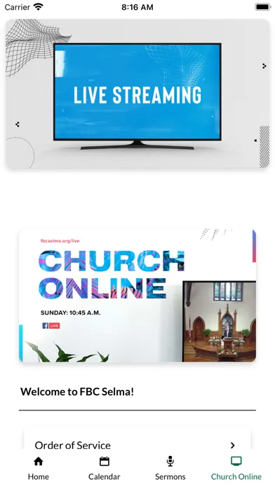 Screenshot di First Baptist Church Selma, AL