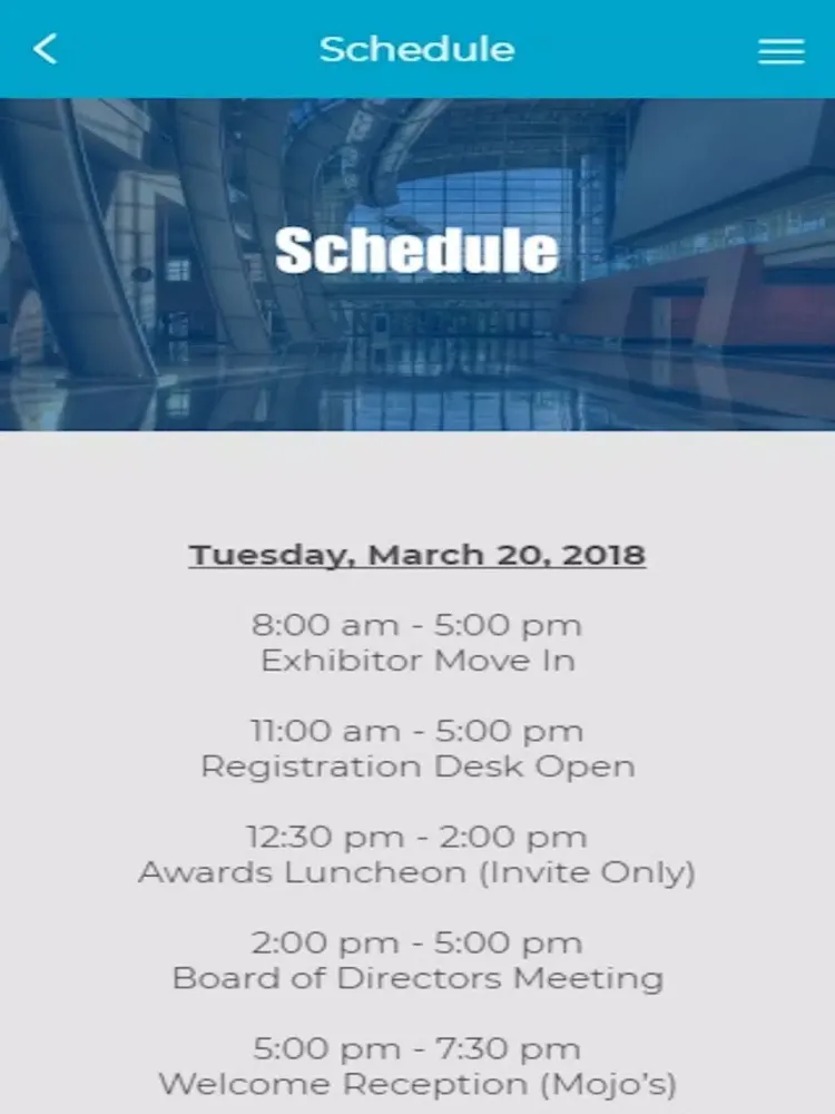 MPA MACS Trade Show iPad  スクリーンショット