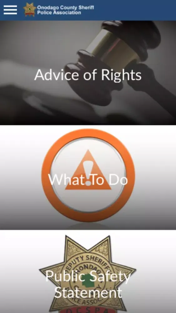 Capturas de pantalla de Onondaga County Sheriff's Police Association